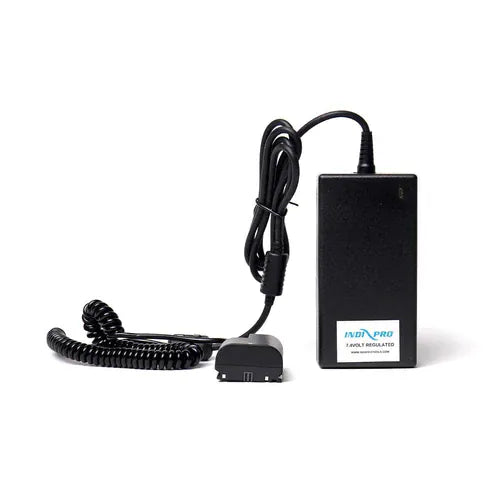 Indipro IndiPRO Tools 12V A/C Power Supply to Canon LP-E6 type Dummy Battery for Canon R5 C Cameras