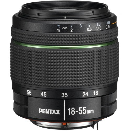 Pentax DA 18-55mm f/3.5-5.6 AL WR Lens (3.5-5.6, 18-55mm, 27-84.5mm, Black)