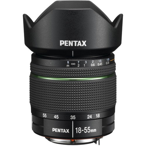 Pentax DA 18-55mm f/3.5-5.6 AL WR Lens (3.5-5.6, 18-55mm, 27-84.5mm, Black)