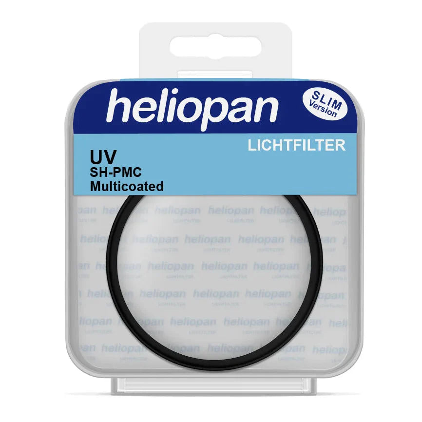 Heliopan 34mm UV SH-PMC SLIM Multi-Coated Schott Glass Filter with Brass Ring and Front Thread (.5mm)(Made In Germany)