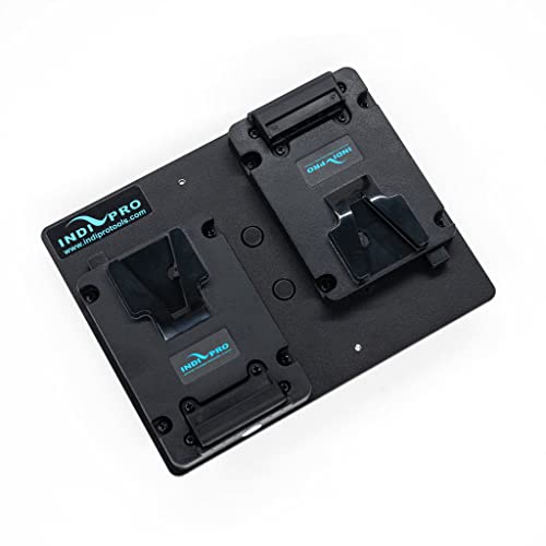 Indipro IndiPRO Tools 2 V-Mount Adapter Plates w/ D-taps to V-Mount Lock Plate