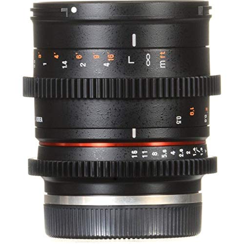 Rokinon CV50M-E 50mm T1.3 Compact High Speed Cine Lens for Sony E-Mount
