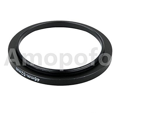 Amopofo Universal 46-52mm /46mm to 52mm Step Up Ring Filter Adapter for UV,ND,CPL,Metal Step Up Ring Adapter