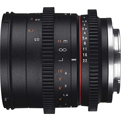 Rokinon CV50M-E 50mm T1.3 Compact High Speed Cine Lens for Sony E-Mount