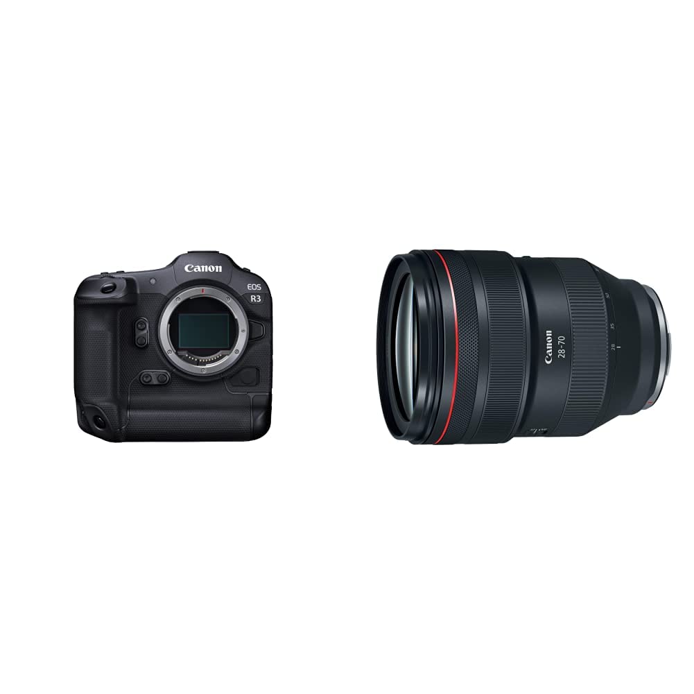 Canon EOS R3 Mirrorless Camera (Body Only), Full-Frame Camera, 6K 60p RAW, 4K 120p Video, 24.1 Megapixel CMOS Sensor, DIGIC X Image Processor, for Sports, Action, Black