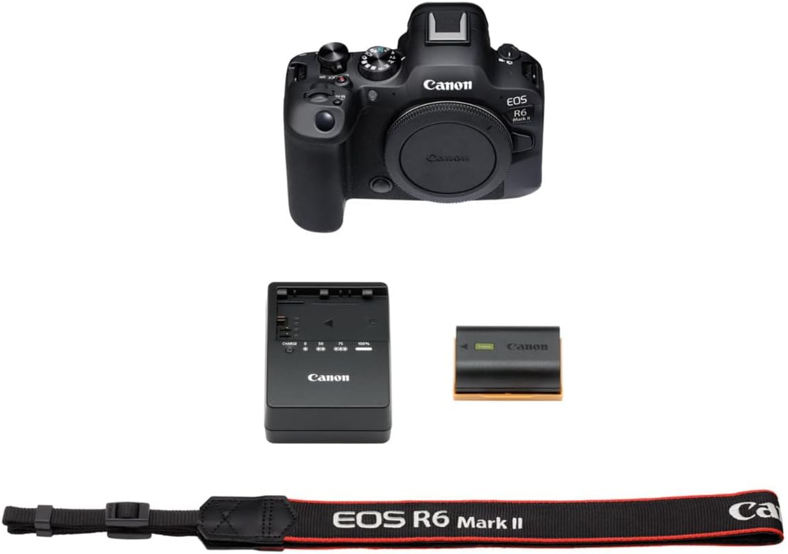 Canon EOS R6 Mark II Body with Stop Motion Animation Firmware Black