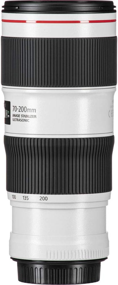 Canon EF 70-200mm f/4L IS II USM Lens for Canon Digital SLR Cameras, White - 2309C002