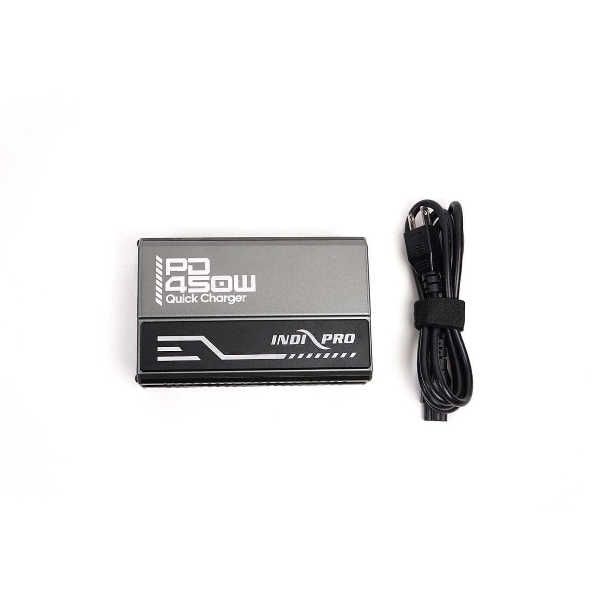 IndiPRO PD450Wh Intelligent Fast Charging Box w/Type C/A USB Outputs | Charge Multiple Video Components, Lights, and Mobile Devices simultaneously | Features OLED staus Screen