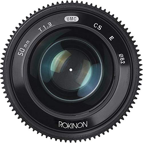 Rokinon CV50M-E 50mm T1.3 Compact High Speed Cine Lens for Sony E-Mount