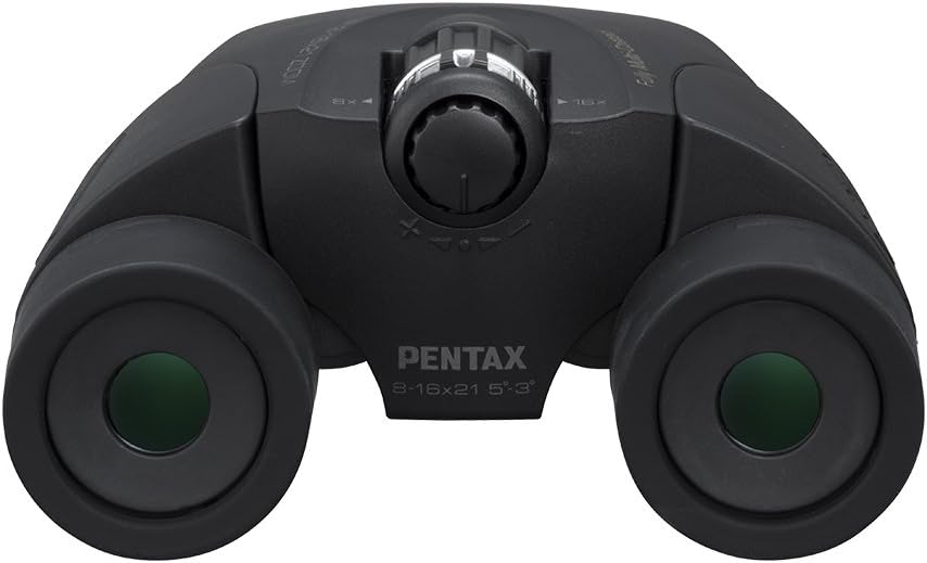 Pentax UP 8-16x21 Black Binoculars (Black) Fully-multi coating Zoom Tripod socket provide