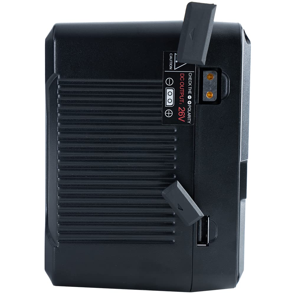 IndiPRO Micro-Series 26V 260Wh 4-Battery Kit with Quad Charger (V-Mount)