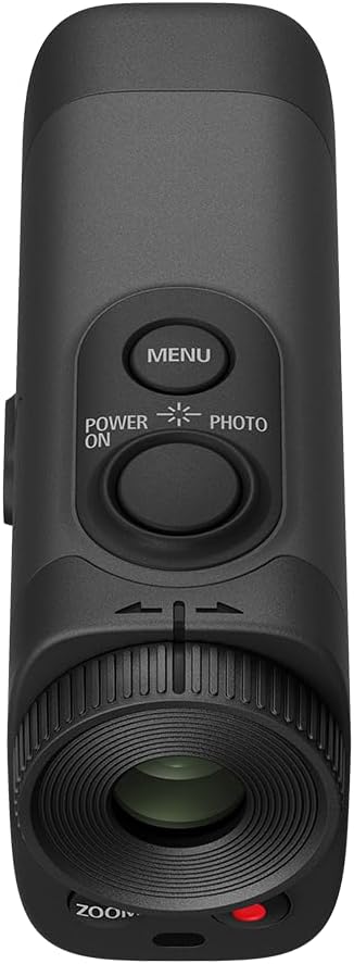 Canon PowerShot Golf Digital Laser Rangefinder, Digital Zoom, Magnify 6X to 12x, Built-in Slope Correction, Photo and Video Camera Capabilities, IPX4 Equivalent Water Resistant, Black