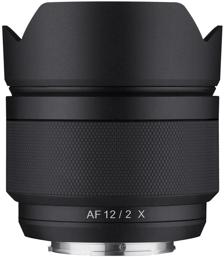 Samyang 12mm F2.0 AF Ultra Wide Lens for Fujifilm X – Weather-Sealed, UMC Coating, Fast F2 Aperture, Autofocus, 62mm Filter, Compact APS-C, Night Sky & Architecture