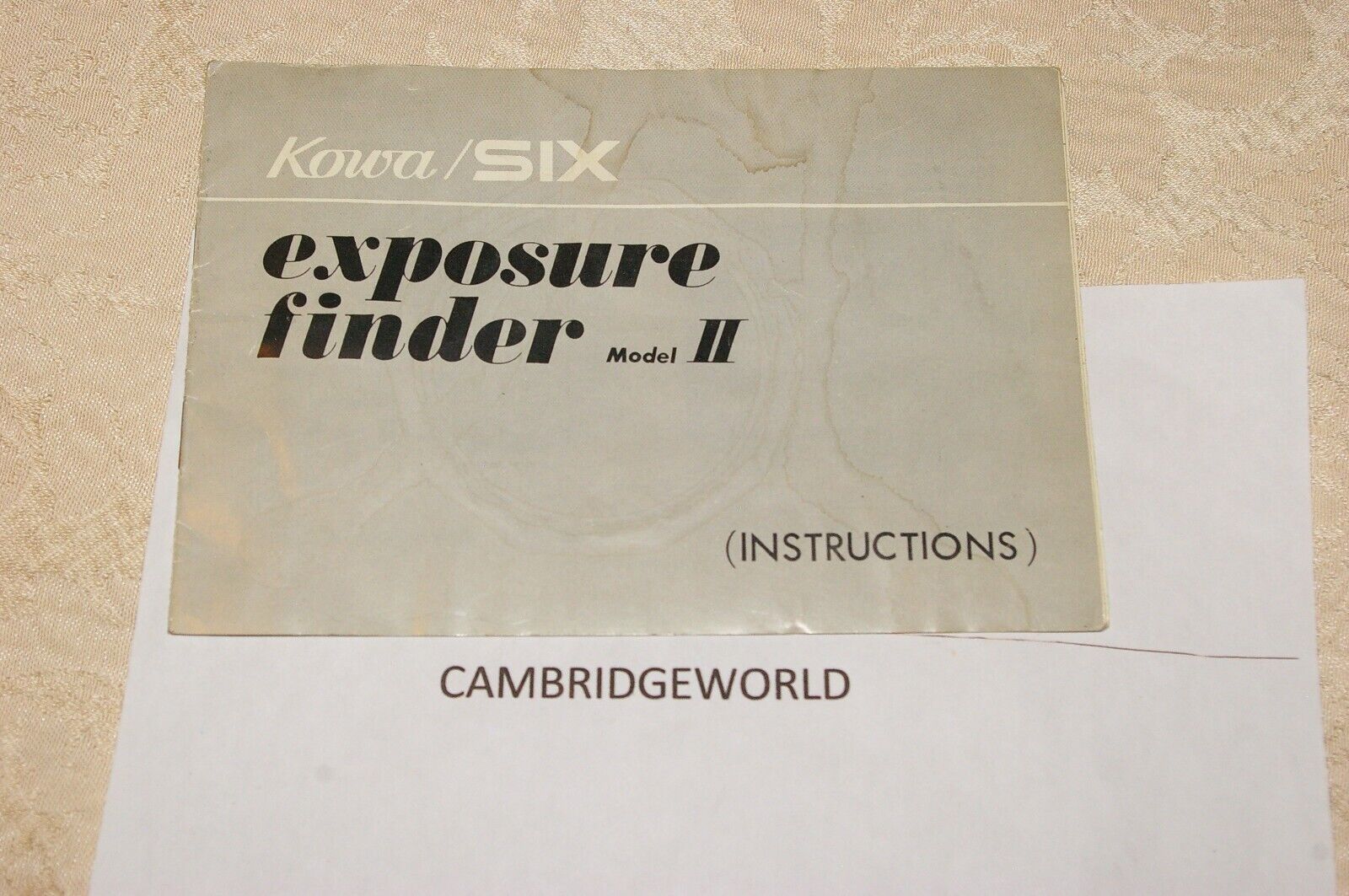 Cambridge World Inc