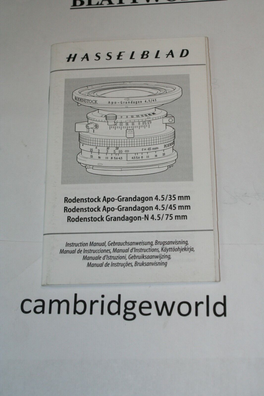 Cambridge World Inc