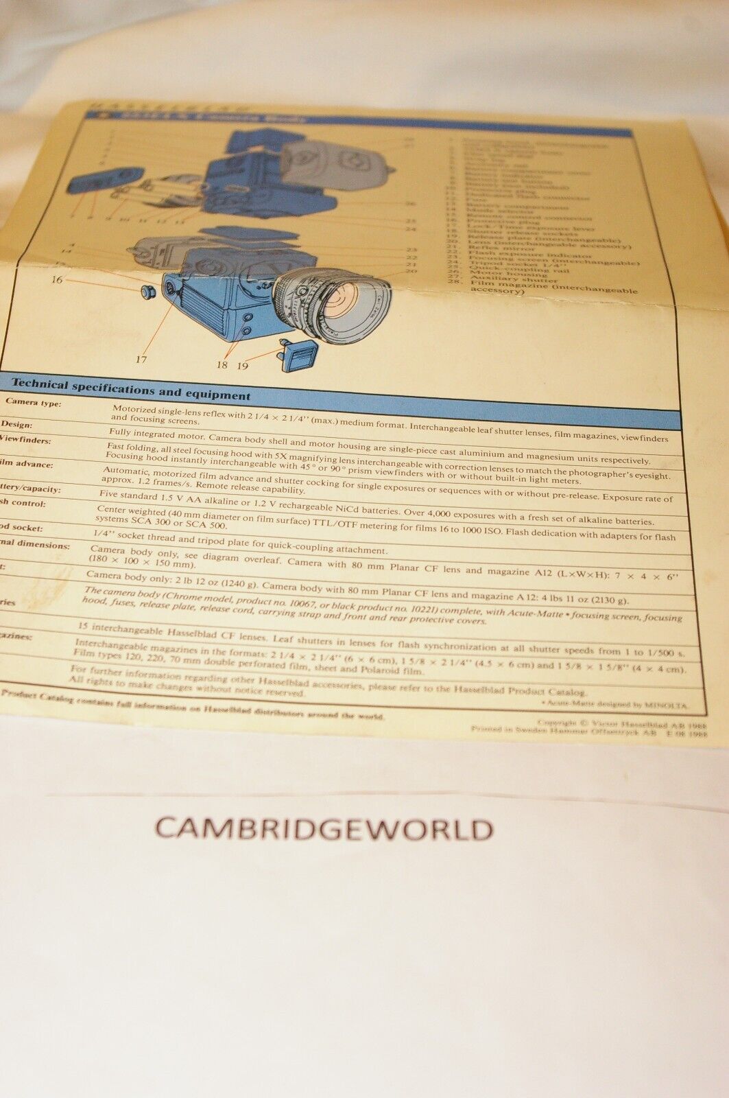 Cambridge World Inc