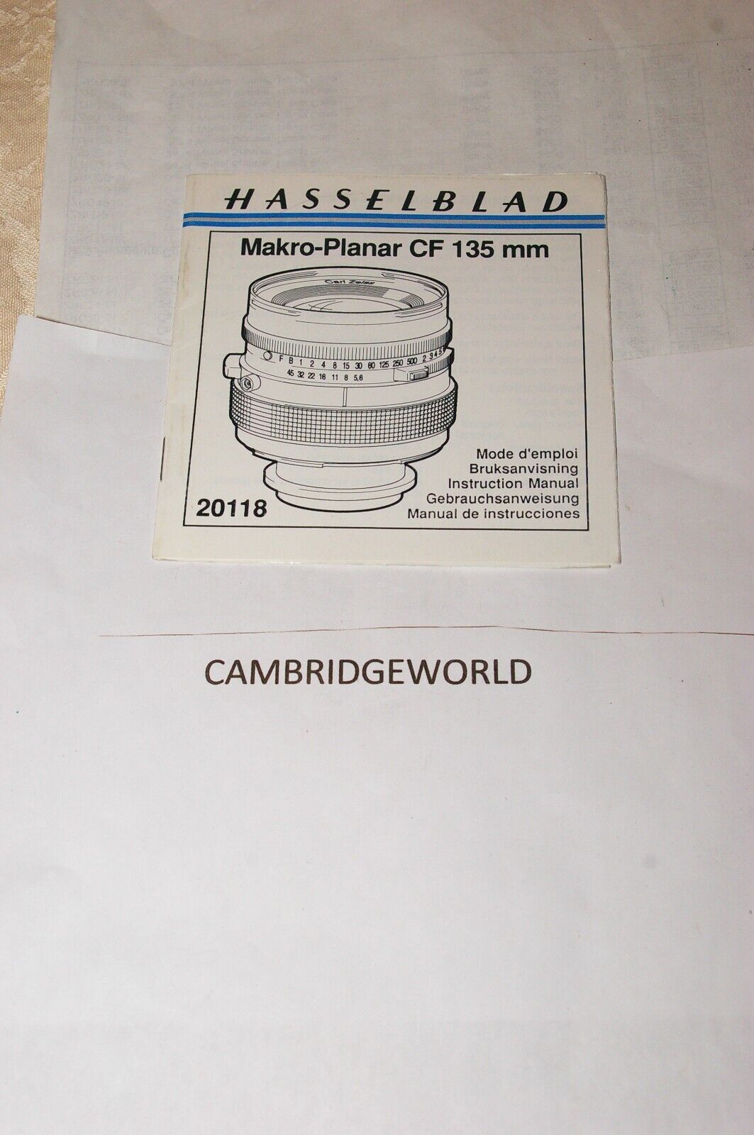 Cambridge World Inc