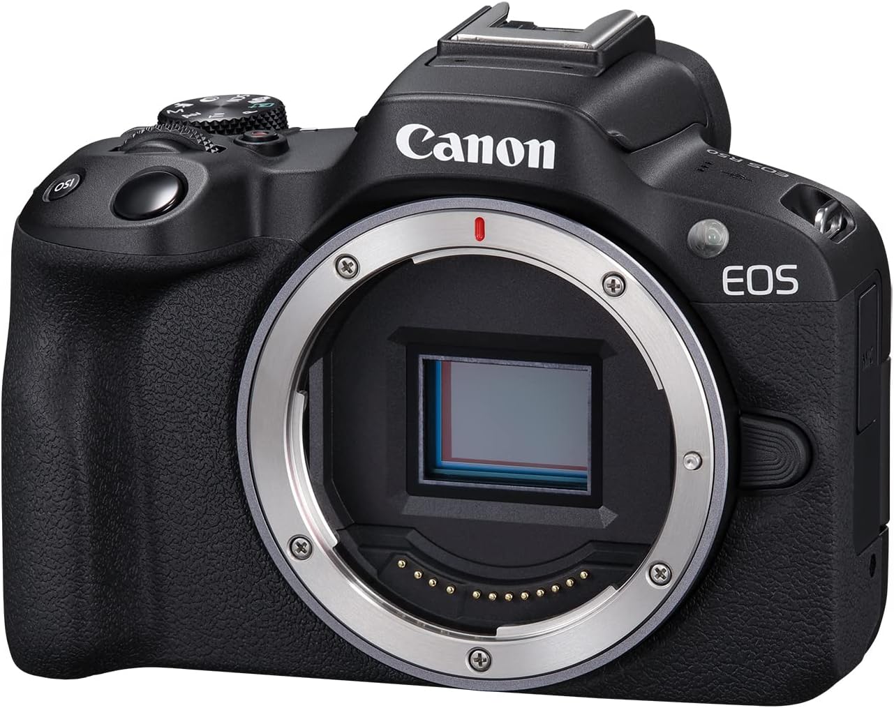 Canon EOS R50 Mirrorless Vlogging Camera (Body Only/Black), RF Mount, 24.2 MP, 4K Video, DIGIC X Image Processor, Subject Detection & Tracking, Compact, Smartphone Connection, Content Creator