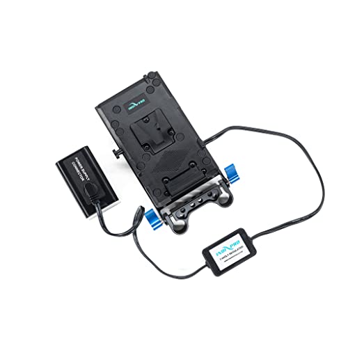 Indipro IndiPRO V-Mount Battery Adapter Plate with VW-VBD58 Type Dummy Battery w/ 15mm Rod System (24")
