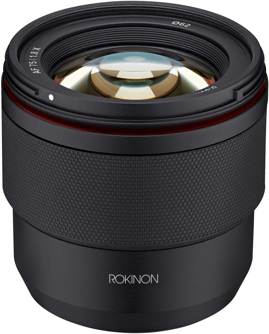 Rokinon 75mm F1.8 AF Compact Full Frame Telephoto Lens (Fuji X)
