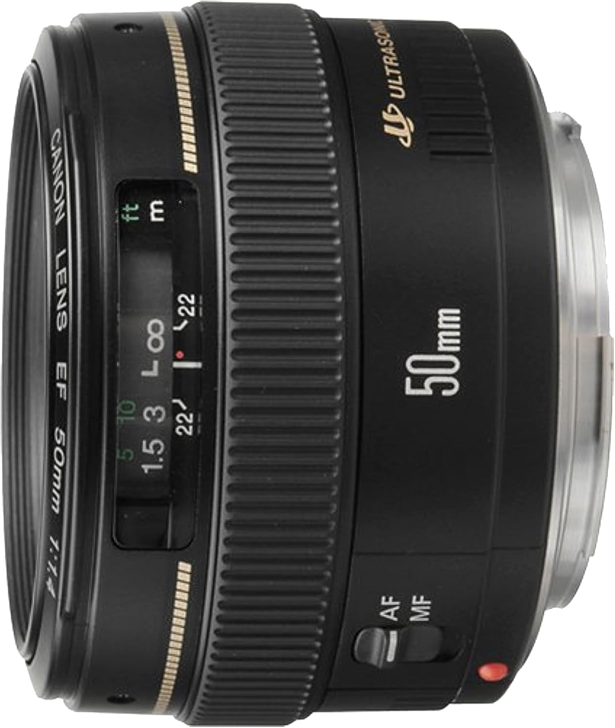 Canon EF 50mm f/1.4 USM Standard and Medium Telephoto Lens for Canon SLR Cameras, Fixed