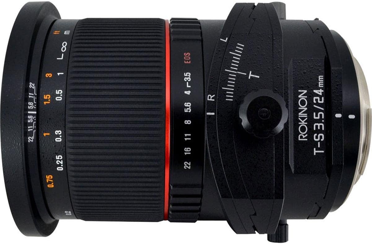 Rokinon TSL24M-N 24mm f/3.5 Tilt Shift Lens for Nikon