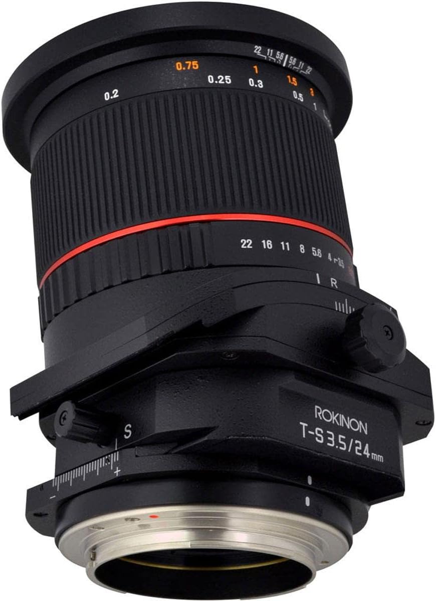 Rokinon TSL24M-N 24mm f/3.5 Tilt Shift Lens for Nikon