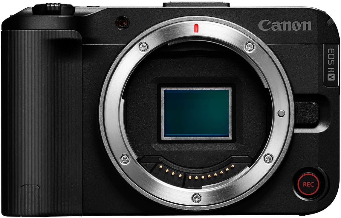 Canon EOS R50 V (Body Only), APS-C Mirrorless Interchangeable Lens Hybrid Camera, Vertical Video, Vlogging, Live-Streaming, Content Creation