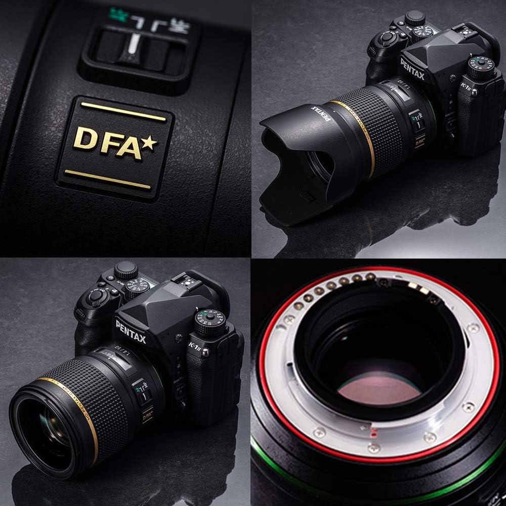 Pentax HD PENTAX-D FA50mmF1.4 SDM AW Single-focus standard lens New-generation, Star-series lens Extra-sharp, high-contrast images Free of flare and ghost images, Black
