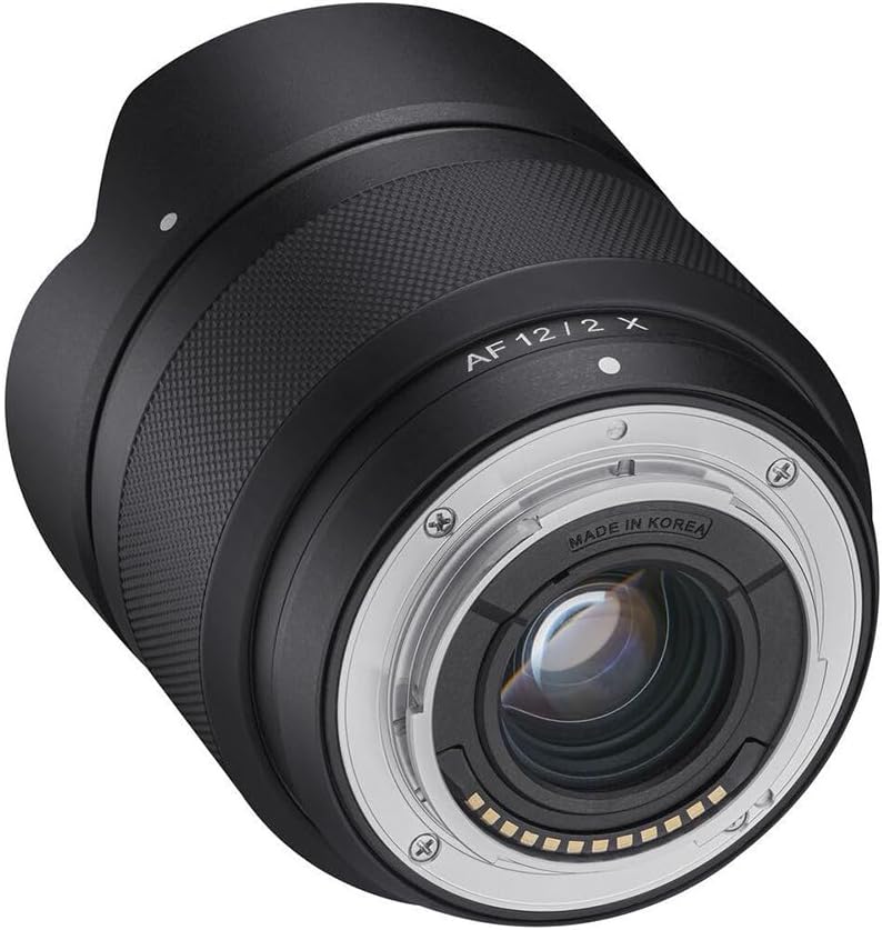 Samyang 12mm F2.0 AF Ultra Wide Lens for Fujifilm X – Weather-Sealed, UMC Coating, Fast F2 Aperture, Autofocus, 62mm Filter, Compact APS-C, Night Sky & Architecture