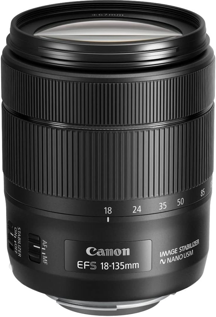 Canon Cameras US 1276C002 All-Round Lens EF-S 18-135mm f/3.5-5.6 is USM (Black)