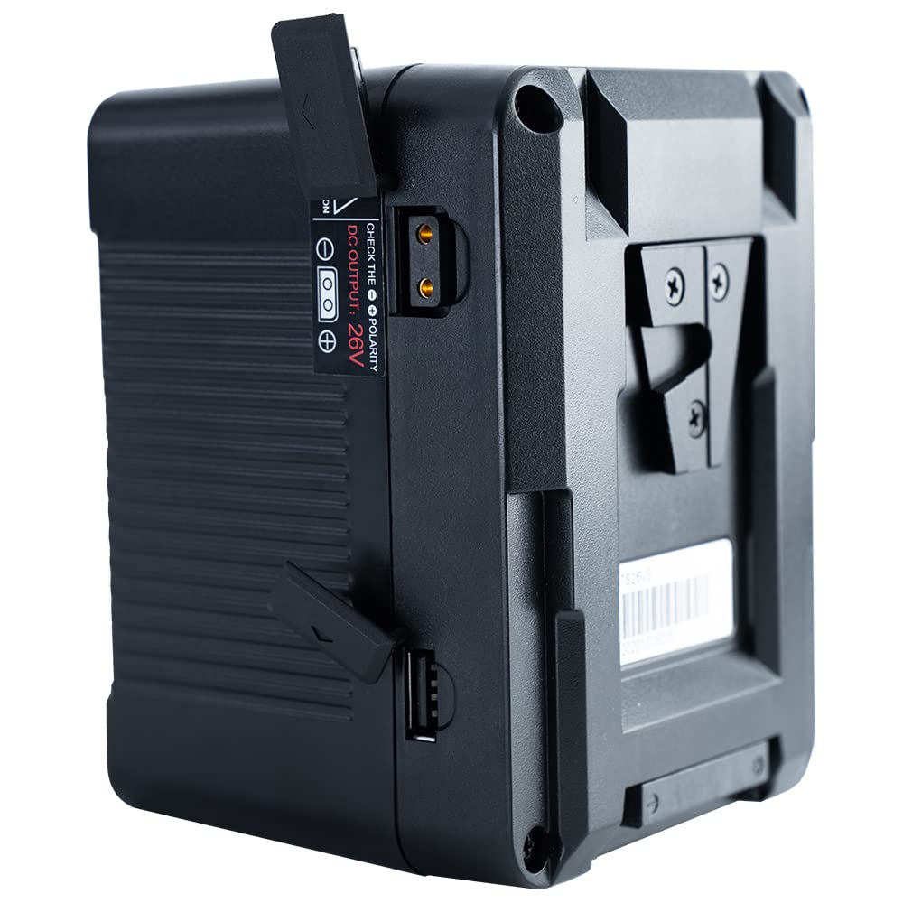 IndiPRO Micro-Series 26V 260Wh 4-Battery Kit with Quad Charger (V-Mount)