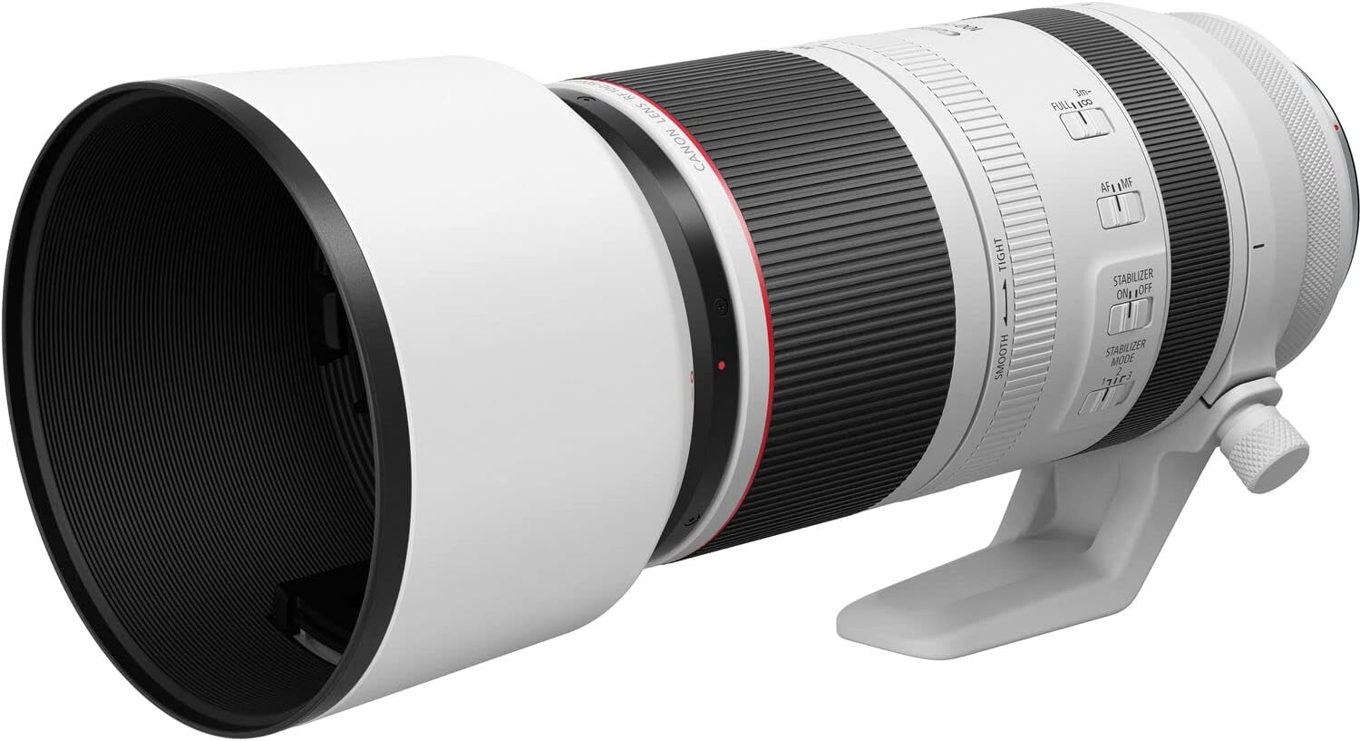 Canon RF100-500mm F4.5-7.1 L is USM Lens, Super-Telephoto Zoom Lens, Compatible with EOS R Series Mirrorless Cameras, White