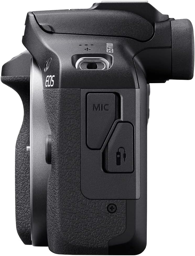 Canon EOS R100 Mirrorless Camera, RF Mount, 24.1 MP, DIGIC 8 Image Processor, Continuous Shooting, Eye Detection AF, Full HD Video, 4K, Small, Lightweight, Wi-Fi, Bluetooth, Content Creation