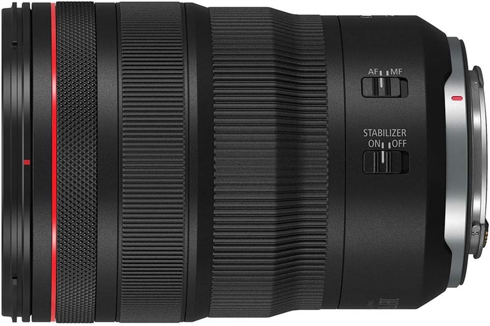 Canon RF24-70mm F2.8 L is USM Lens, Standard Zoom Lens, Compatible with EOS R Series Mirrorless Cameras, Black