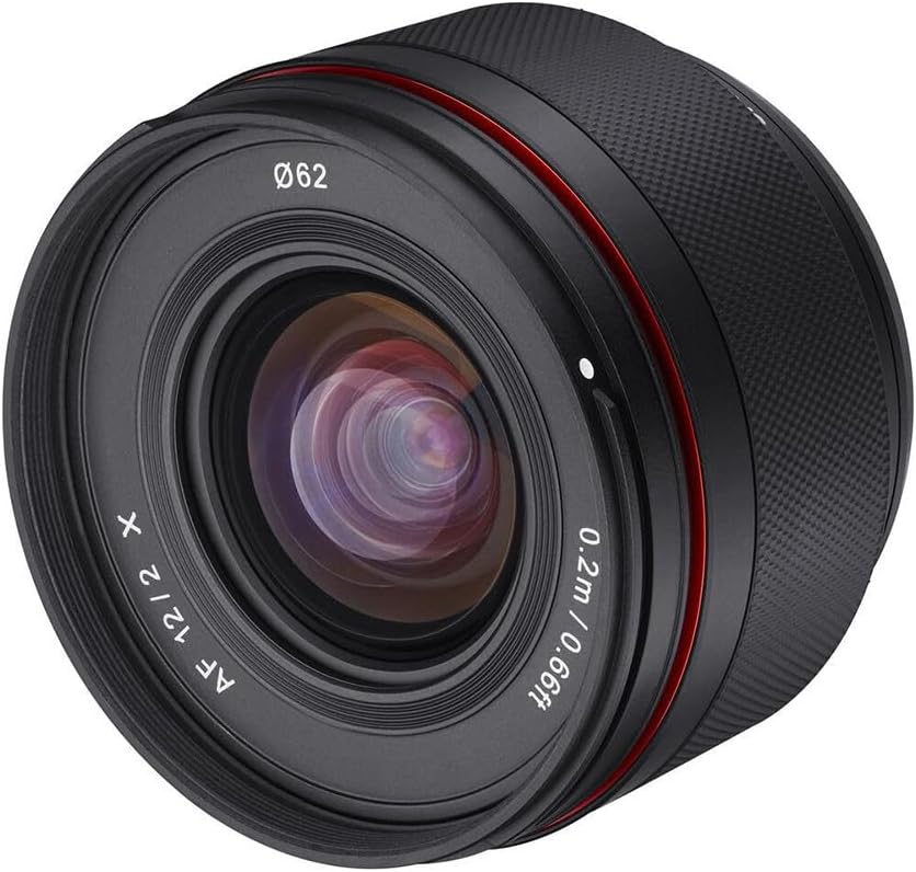 Samyang 12mm F2.0 AF Ultra Wide Lens for Fujifilm X – Weather-Sealed, UMC Coating, Fast F2 Aperture, Autofocus, 62mm Filter, Compact APS-C, Night Sky & Architecture