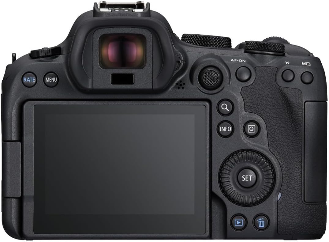 Canon EOS R6 Mark II Mirrorless Camera (Body Only), Full-Frame Camera, 24.2 Megapixel CMOS Sensor, Photo and Video Capabilities, Black