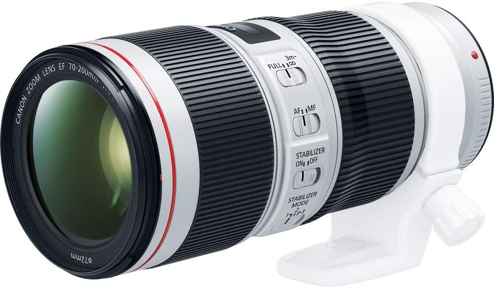 Canon EF 70-200mm f/4L IS II USM Lens for Canon Digital SLR Cameras, White - 2309C002