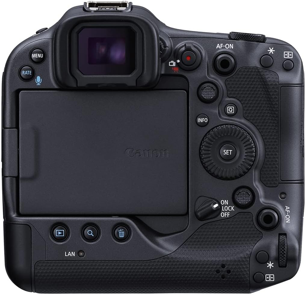 Canon EOS R3 Mirrorless Camera (Body Only), Full-Frame Camera, 6K 60p RAW, 4K 120p Video, 24.1 Megapixel CMOS Sensor, DIGIC X Image Processor, for Sports, Action, Black
