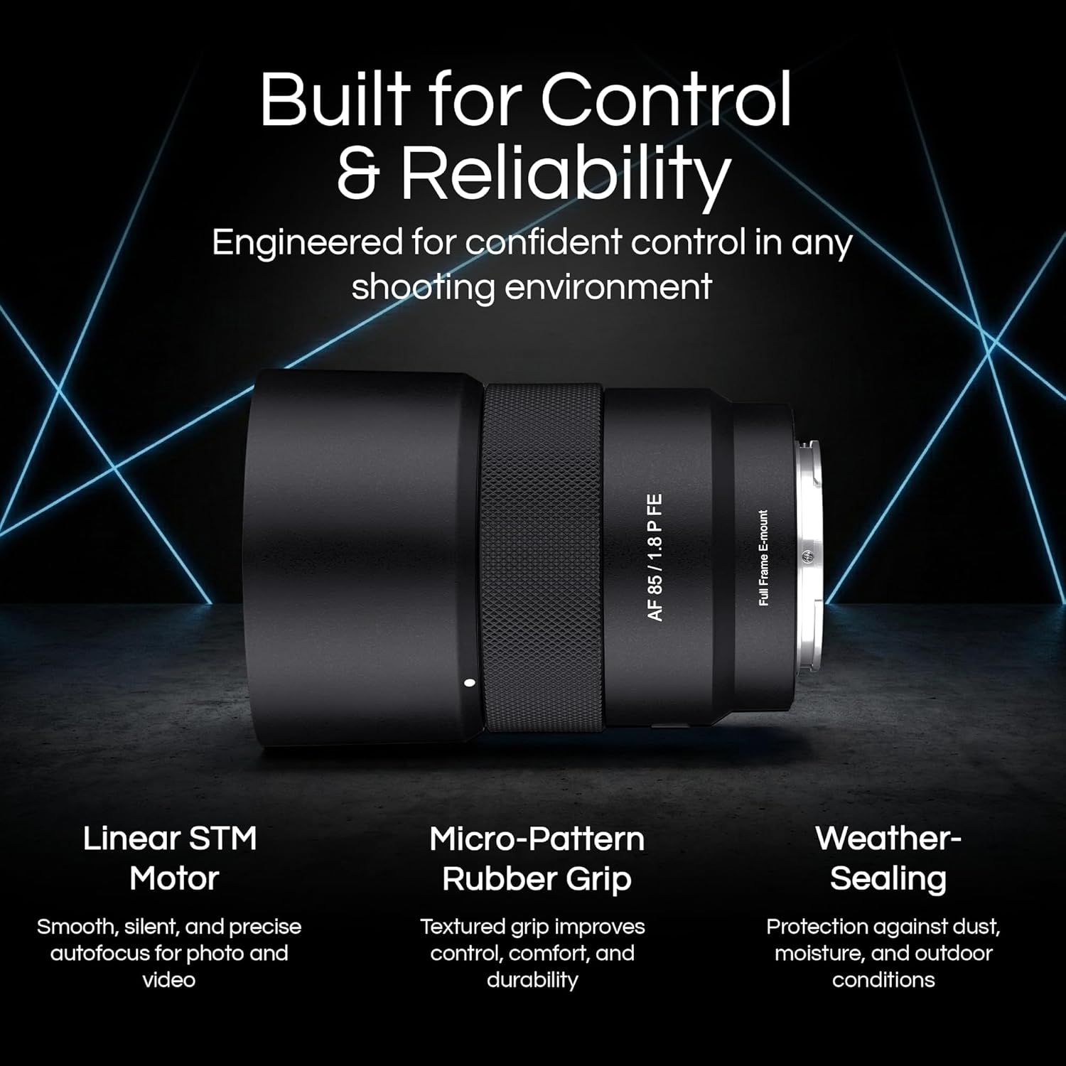 Rokinon 85mm F1.8 Compact AF Lens for Sony FE Mounts