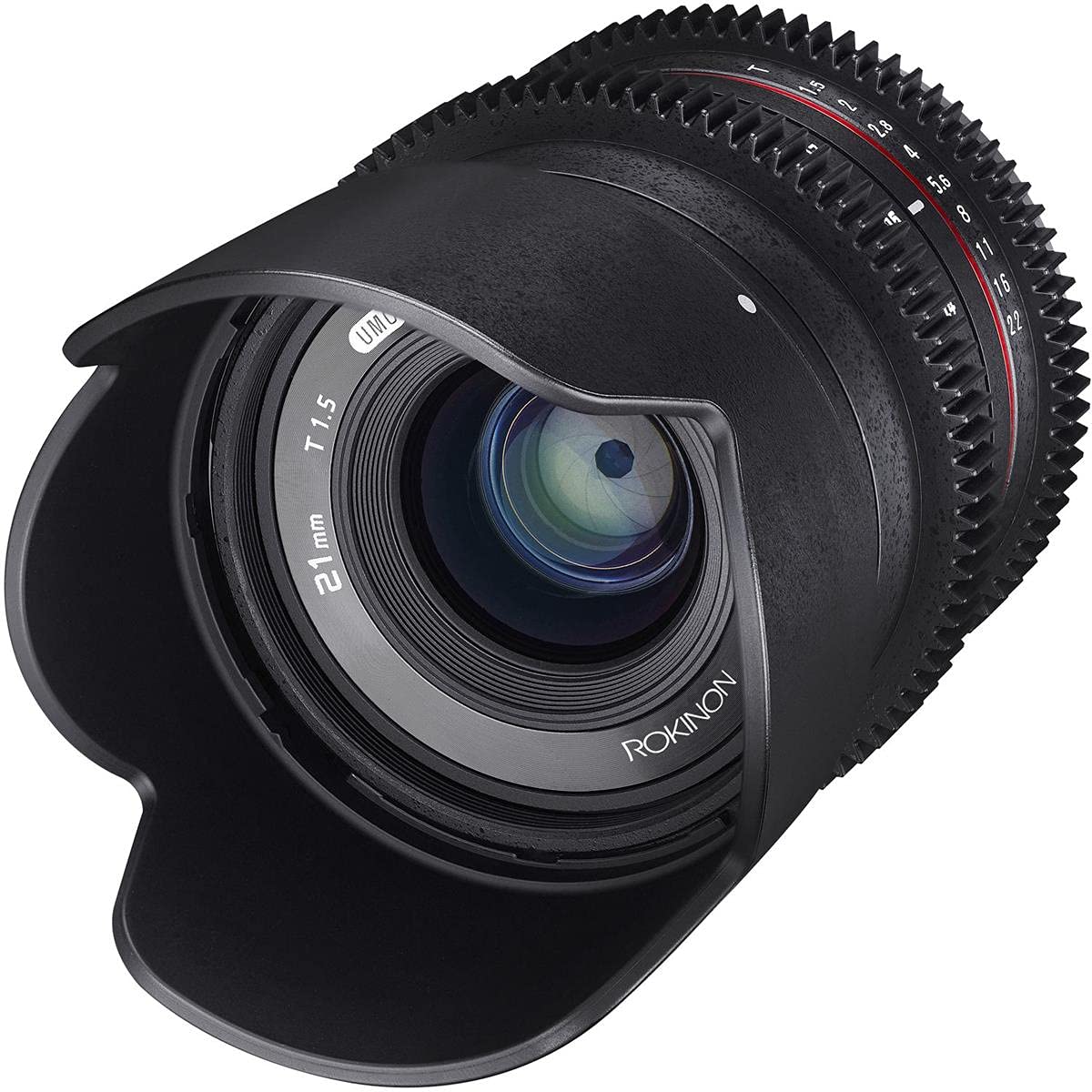 Rokinon CV21M-E 21mm T1.5 Compact High Speed Wide Angle Cine Lens for Sony E-Mount, Black