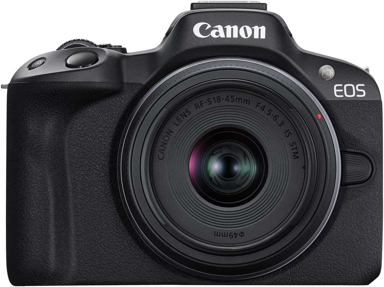 Canon EOS R50 Mirrorless Camera with RF-S18-45mm F4.5-6.3 is STM & RF-S55-210mm F5-7.1 is STM Lenses, 24.2 Megapixel CMOS (APS-C) Sensor, 4K Video, Content Creator Vlogging Camera, RF Mount, Black