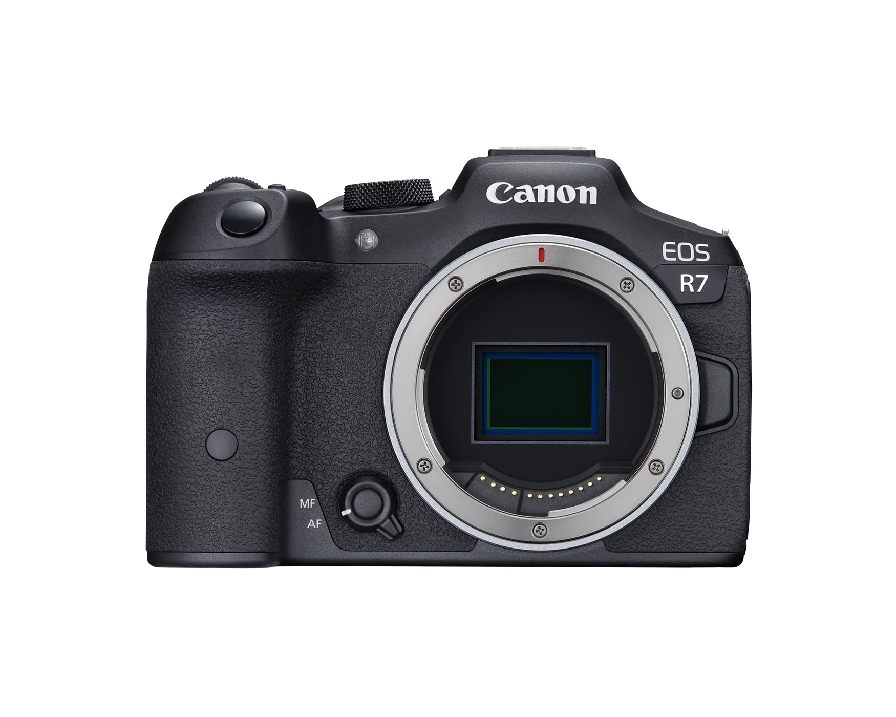 Canon EOS R7 Content Creator Kit, Mirrorless Vlogging Camera, 32.5 MP, 4K 60p Video, DIGIC X Image Processor, RF-S18-45mm F4.5-6.3 IS STM Lens, Stereo Microphone, & Extra Battery Pack
