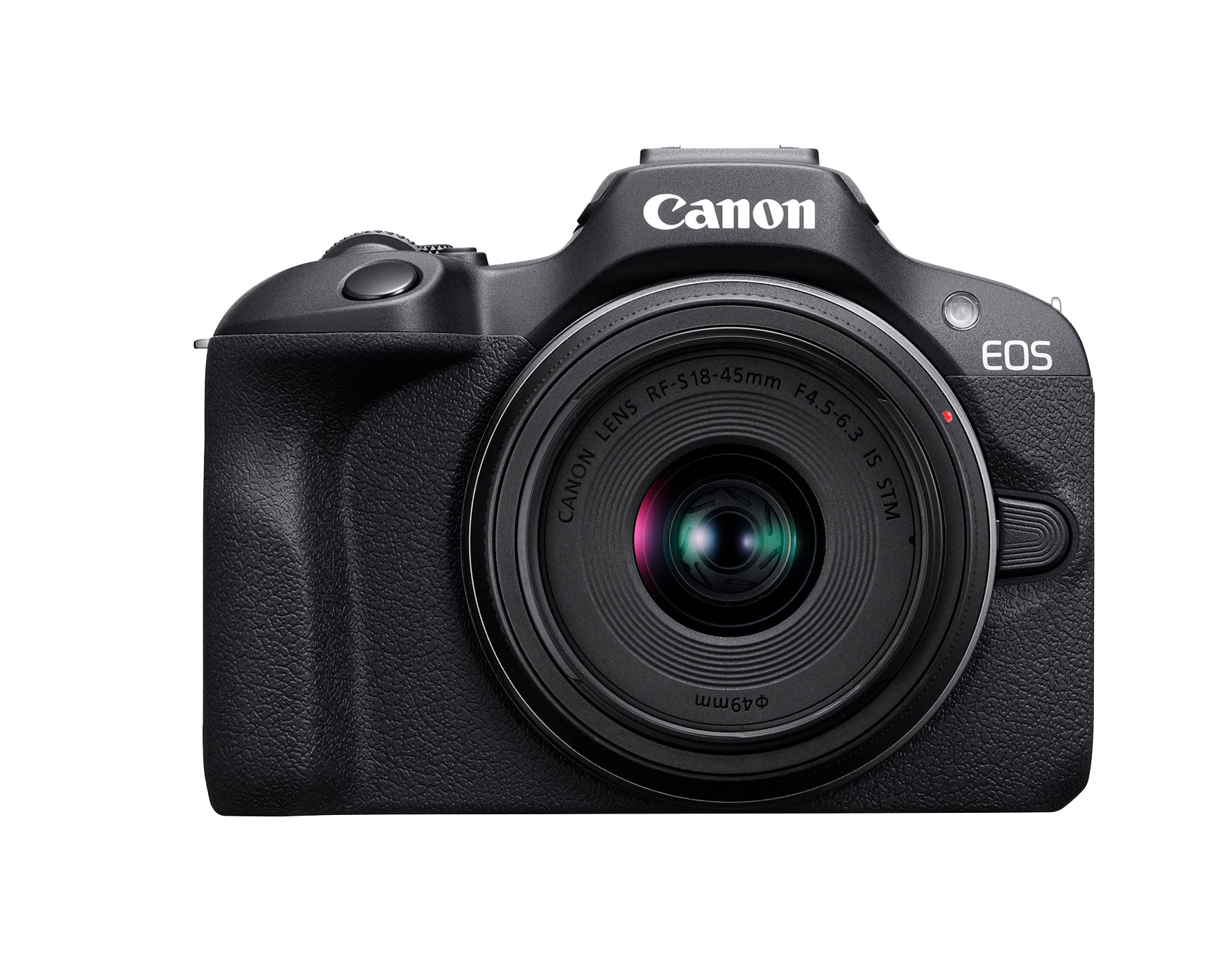 Canon EOS R100 Mirrorless Camera RF-S18-45mm F4.5-6.3 is STM & RF-S55-210mm F5-7.1 is STM Lens Kit, 24.1 Megapixel CMOS (APS-C) Sensor, 4K Video, RF Mount, Black