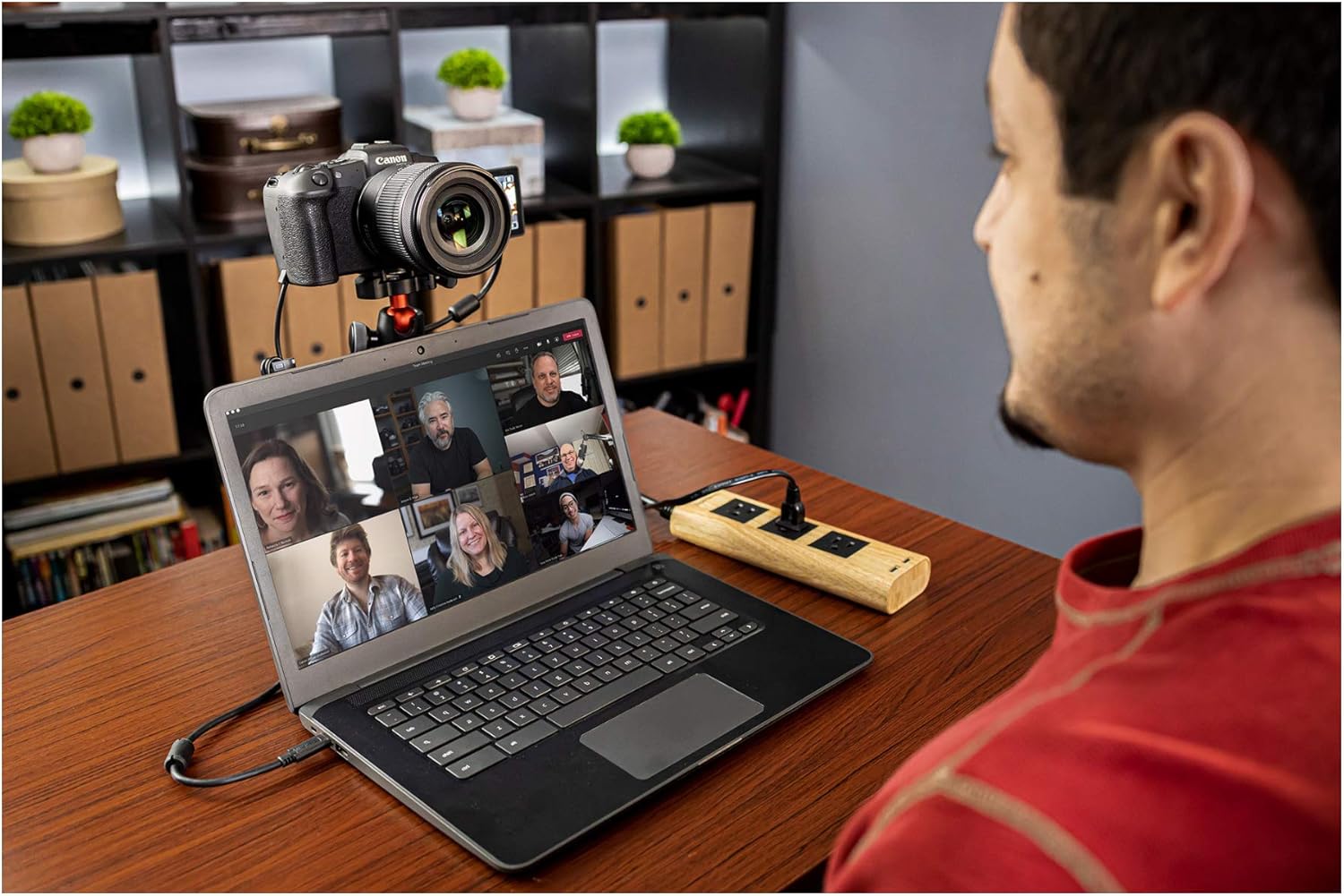 Canon EOS Webcam Accessory Starter Kit, for Select EOS R Series Digital Cameras, AC Adapter AC-E6N, DC Coupler DR-E18, Interface Cable IFC-100U, for Live Streaming, Teaching, & Content Creators