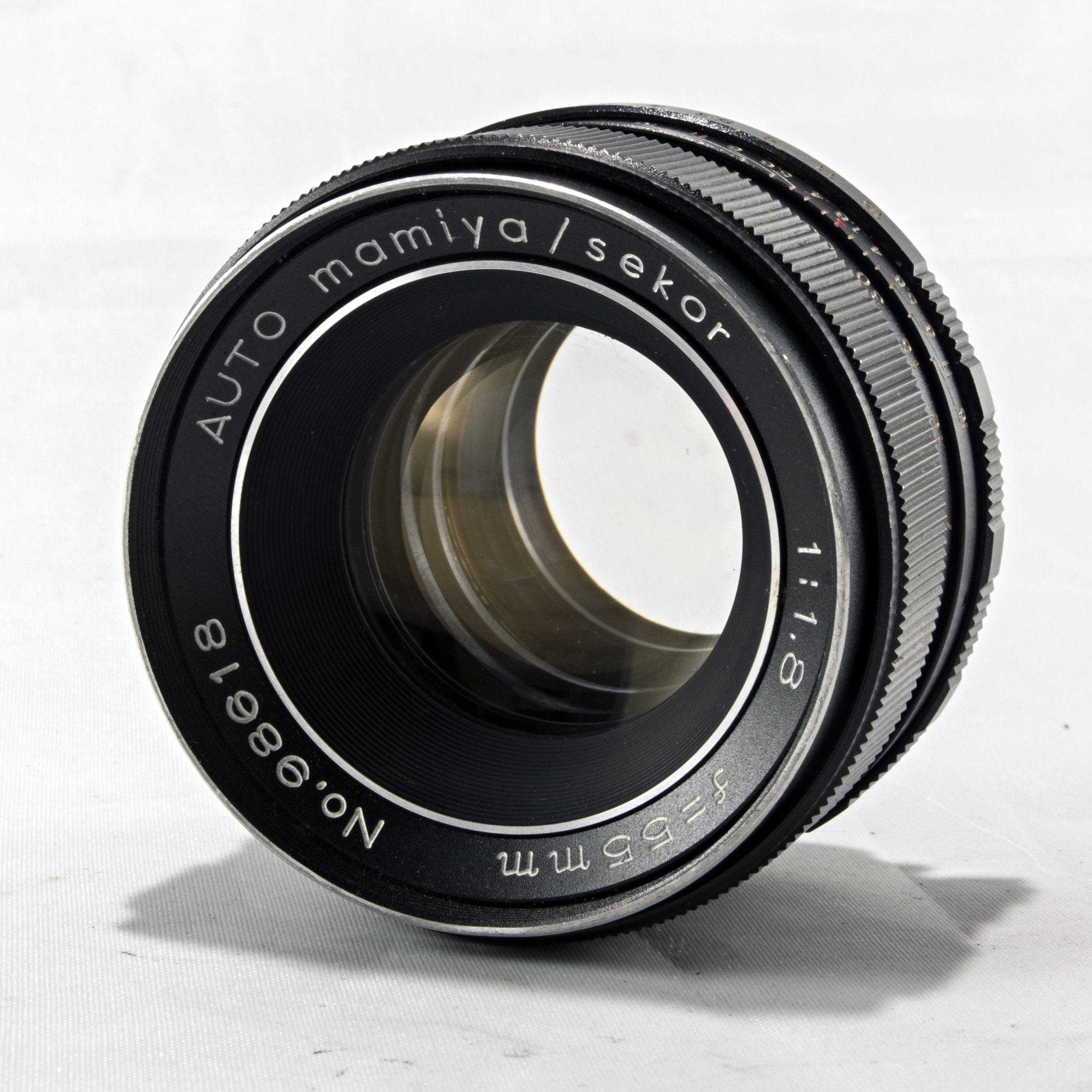 Auto Mamiya/Sekor 55mm 1:1.8 f/1.8 Lens for Pentax Thread