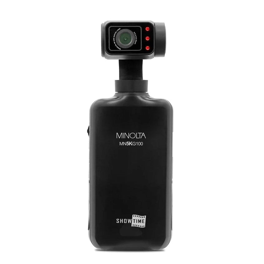 Minolta MN5KG100 5K Ultra HD / 48 MP 3-Axis Motorized Gimbal Showtime Camcorder