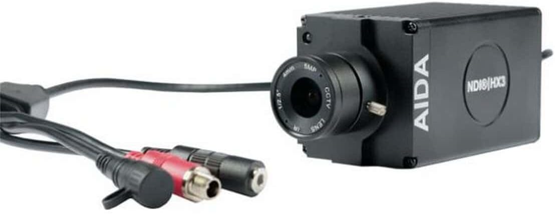 Aida Imaging AIDA HD-NDI3-120 FHD NDI HX3/IP/SRT/HDMI PoE POV Camera