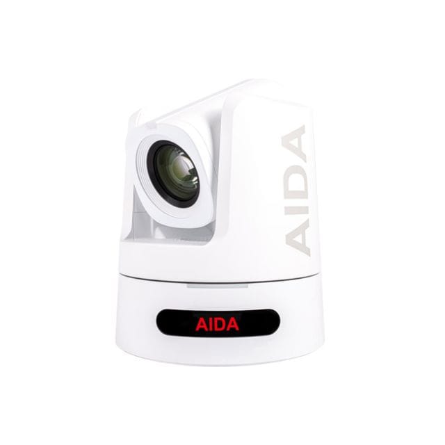 Aida Imaging AIDA Imaging 4K Full Bandwidth NDI 12G 30X Zoom PTZ Camera (White)