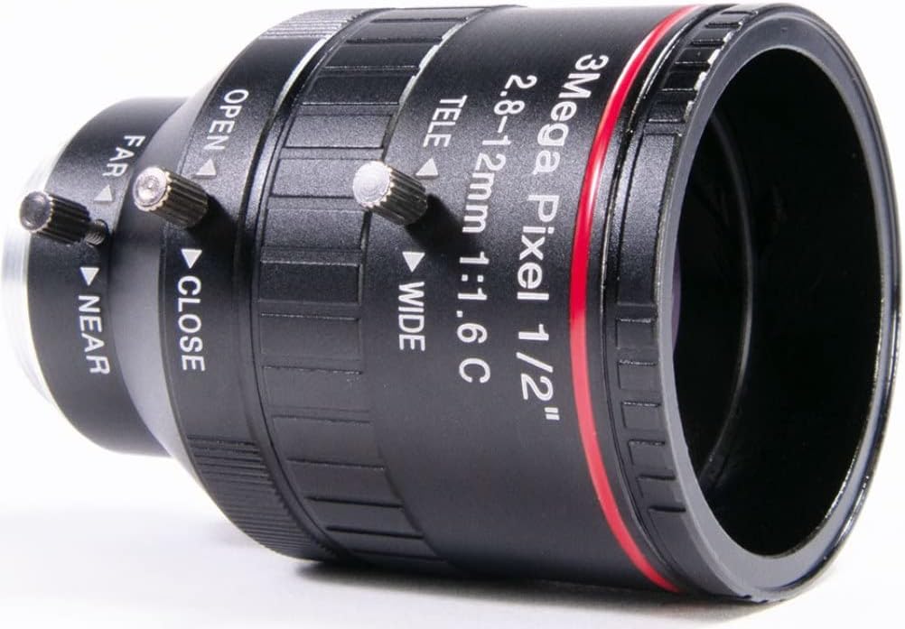 Aida Imaging AIDA Imaging CS-Mount 2.8-12mm Varifocal 3 Megapixel Lens